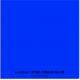 e-colour+ E723 VIRGIN BLUE Bogen 1.22 x 0.50m