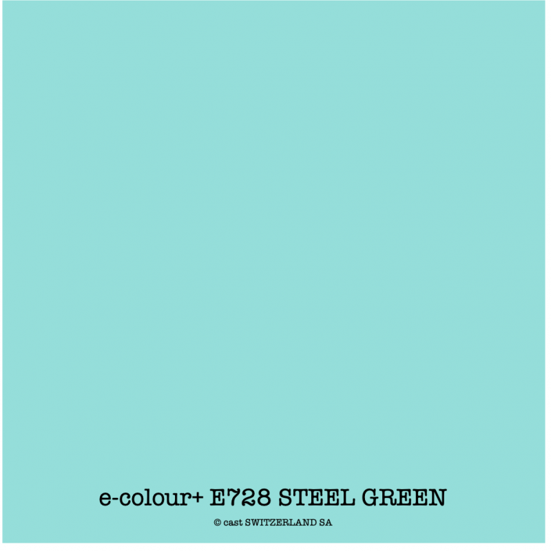 e-colour+ E728 STEEL GREEN Bogen 1.22 x 0.50m