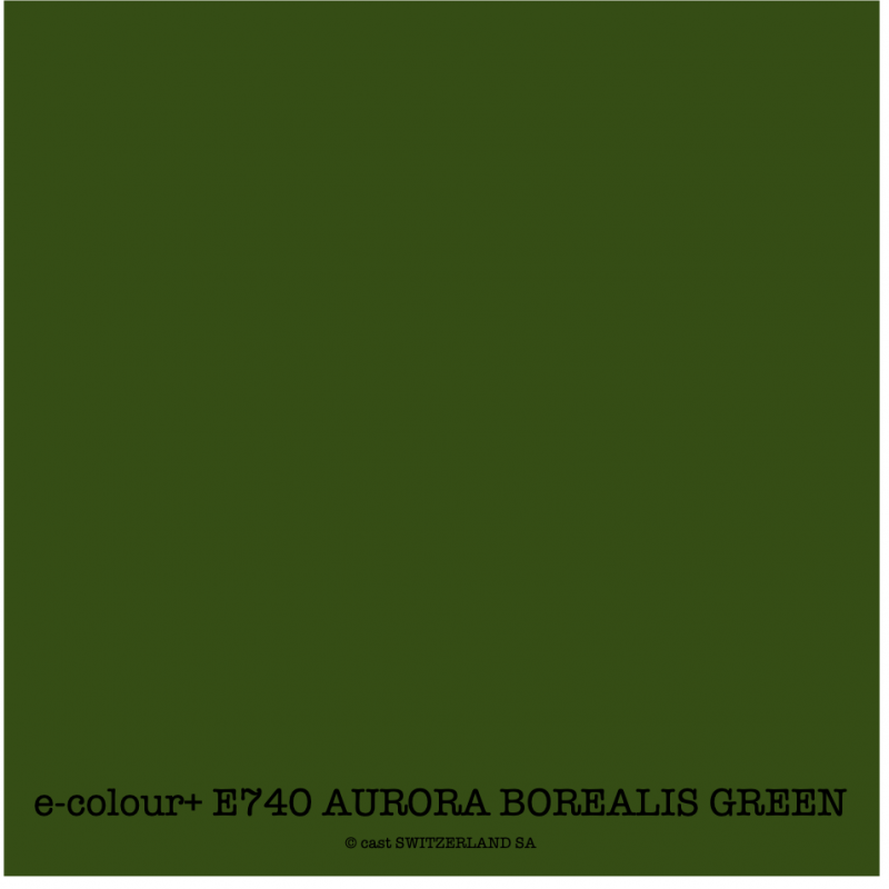 e-colour+ E740 AURORA BOREALIS GREEN Bogen 1.22 x 0.50m