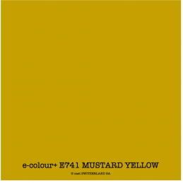 e-colour+ E741 MUSTARD YELLOW Rolle 1.22 x 7.62m