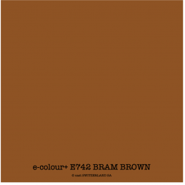 e-colour+ E742 BRAM BROWN Bogen 1.22 x 0.50m