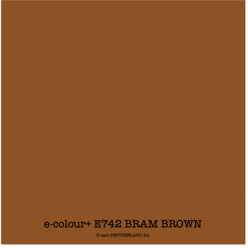 e-colour+ E742 BRAM BROWN Bogen 1.22 x 0.50m