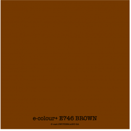 e-colour+ E746 BROWN Bogen 1.22 x 0.50m