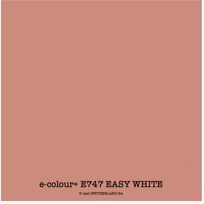 e-colour+ E747 EASY WHITE Bogen 1.22 x 0.50m