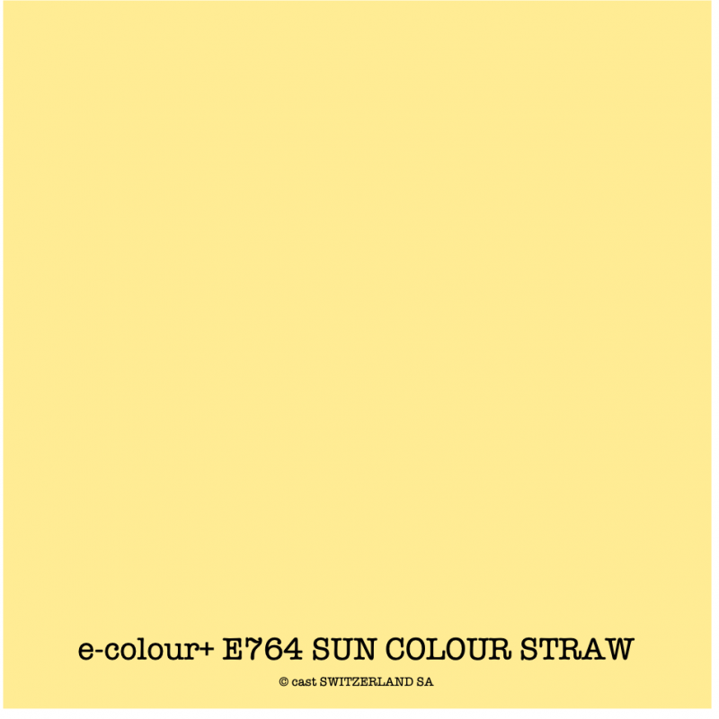e-colour+ E764 SUN COLOUR STRAW Feuille 1.22 x 0.50m