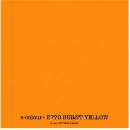 e-colour+ E770 BURNT YELLOW Rolle 1.22 x 7.62m