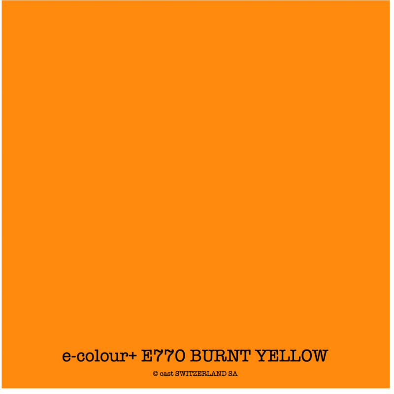 e-colour+ E770 BURNT YELLOW Rolle 1.22 x 7.62m
