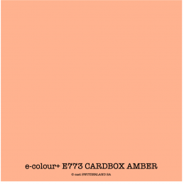 e-colour+ E773 CARDBOX AMBER Rolle 1.22 x 7.62m
