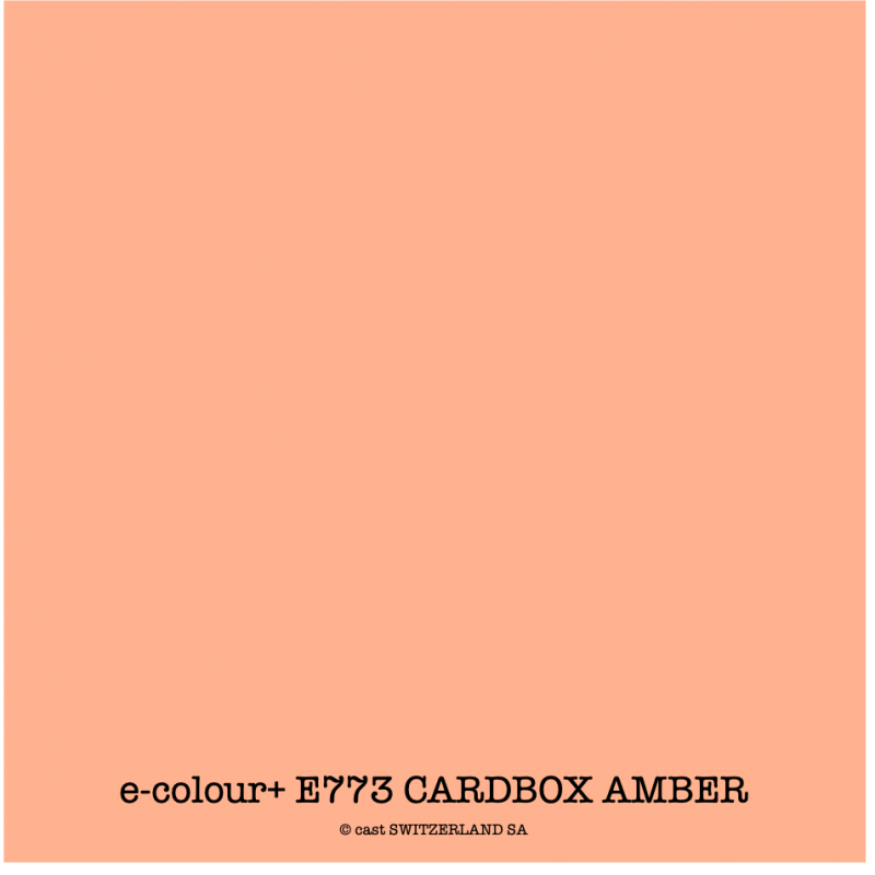e-colour+ E773 CARDBOX AMBER Rolle 1.22 x 7.62m