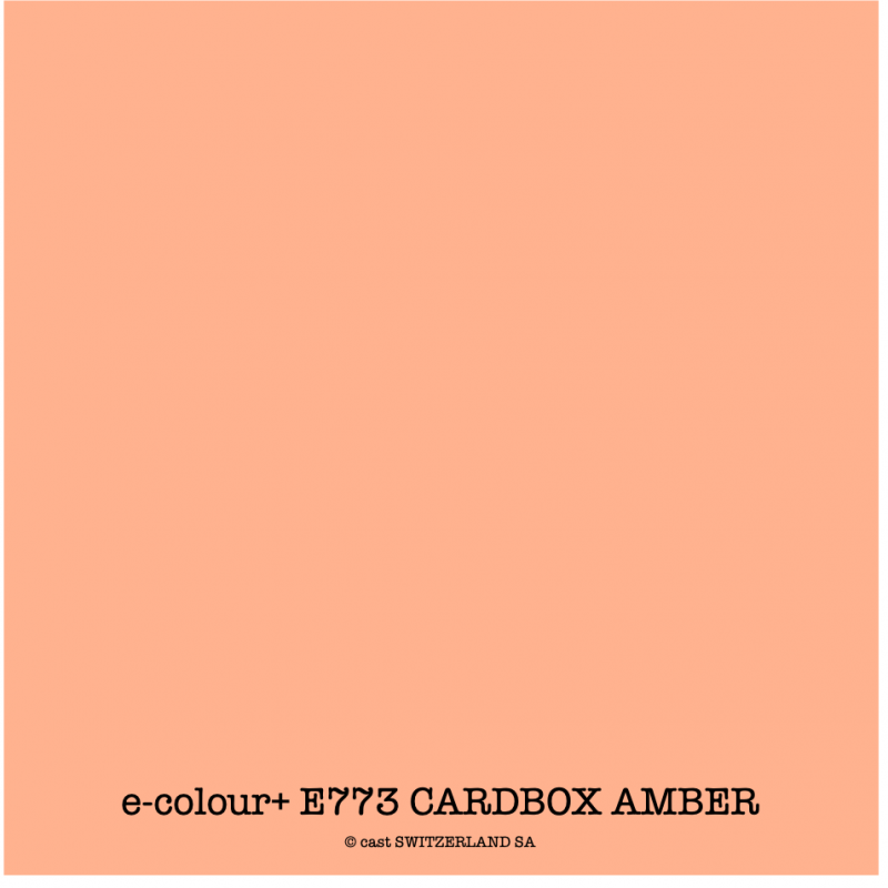 e-colour+ E773 CARDBOX AMBER Rouleau 1.22 x 7.62m