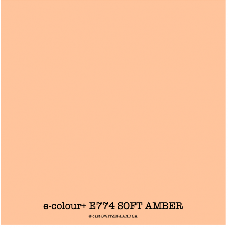 e-colour+ E774 SOFT AMBER Rouleau 1.22 x 7.62m
