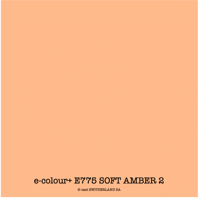 e-colour+ E775 SOFT AMBER 2 Bogen 1.22 x 0.50m