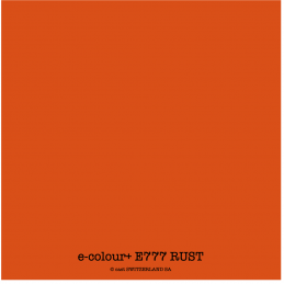 e-colour+ E777 RUST Rouleau 1.22 x 7.62m