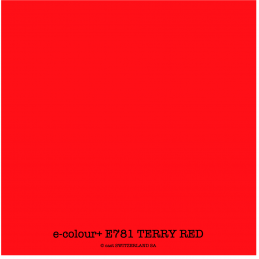 e-colour+ E781 TERRY RED Rouleau 1.22 x 7.62m