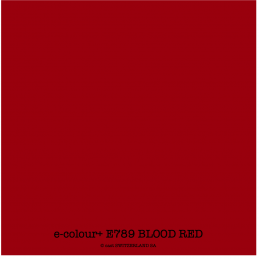 e-colour+ E789 BLOOD RED Rolle 1.22 x 7.62m