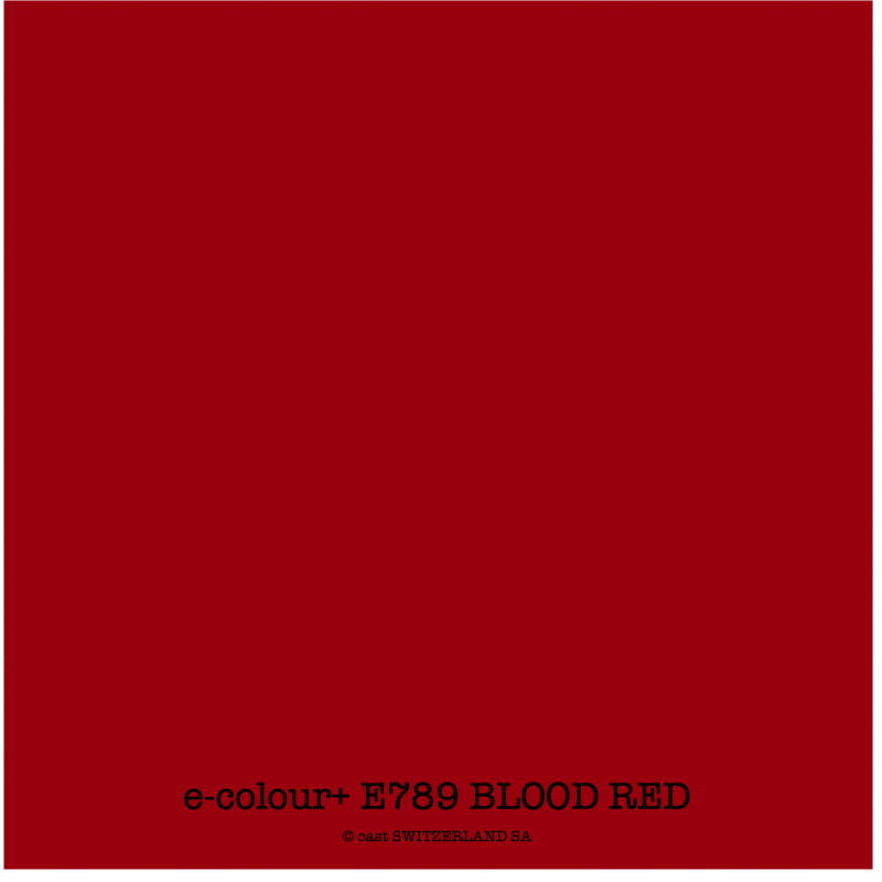 e-colour+ E789 BLOOD RED Bogen 1.22 x 0.50m