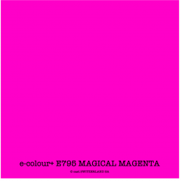 e-colour+ E795 MAGICAL MAGENTA Bogen 1.22 x 0.50m