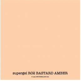 supergel R02 BASTARD AMBER Bogen 0.61 x 0.50m