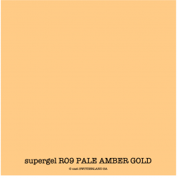 supergel R09 PALE AMBER GOLD Bogen 0.61 x 0.50m