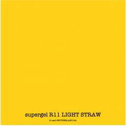 supergel R11 LIGHT STRAW Bogen 0.61 x 0.50m
