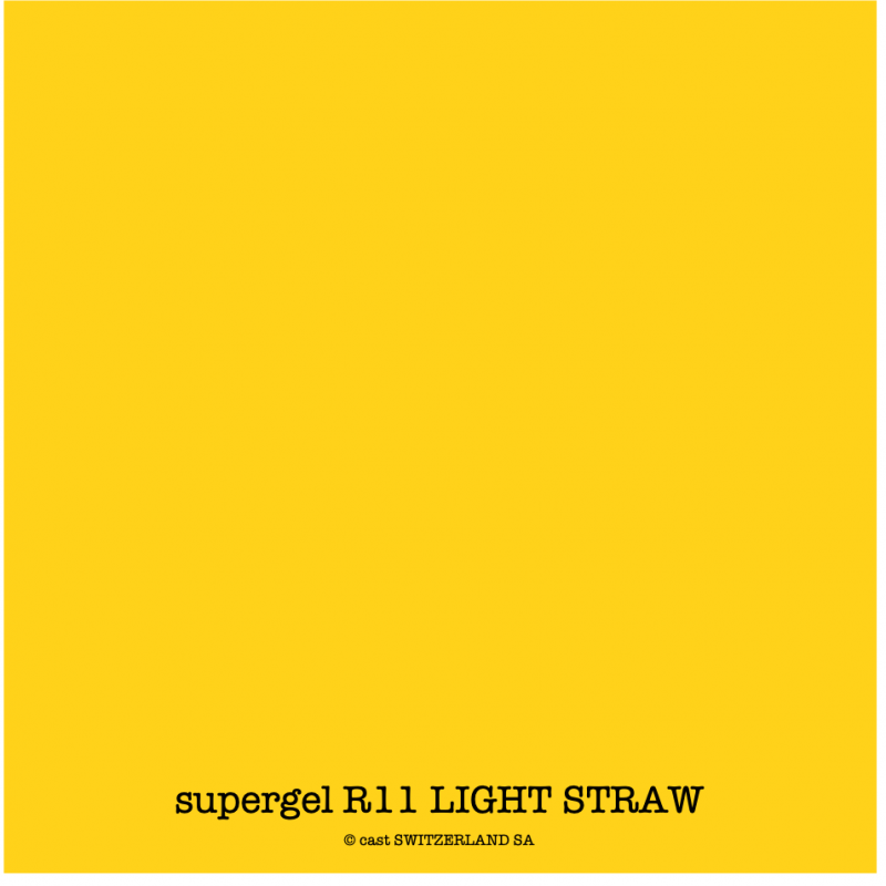 supergel R11 LIGHT STRAW Feuille 0.61 x 0.50m