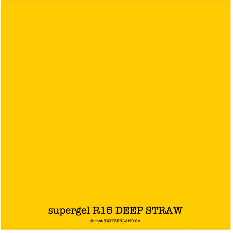 supergel R15 DEEP STRAW Bogen 0.61 x 0.50m