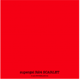 supergel R24 SCARLET Feuille 0.61 x 0.50m