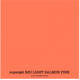 supergel R30 LIGHT SALMON PINK Bogen 0.61 x 0.50m