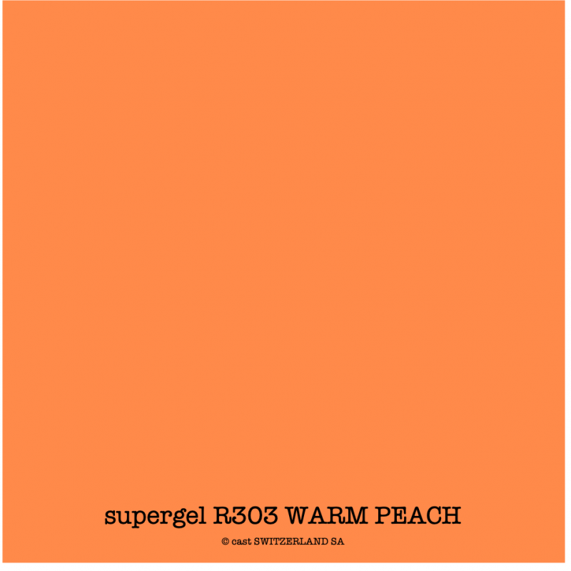 supergel R303 WARM PEACH Bogen 0.61 x 0.50m