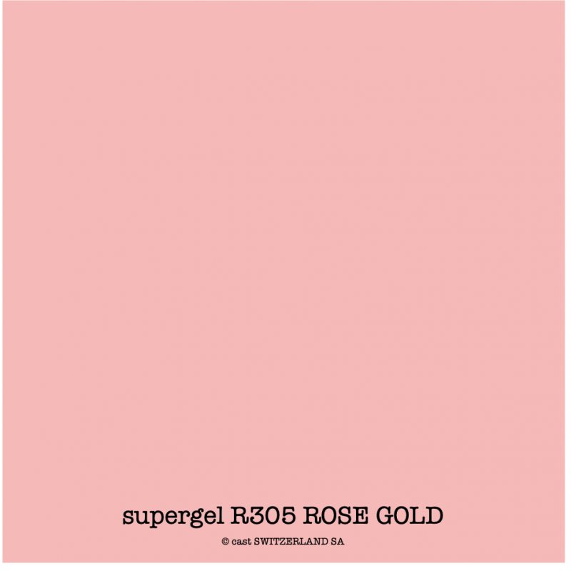 supergel R305 ROSE GOLD Feuille 0.61 x 0.50m