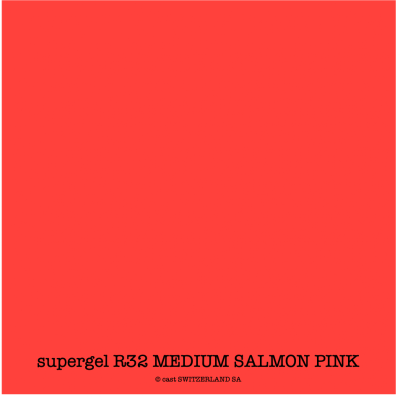 supergel R32 MEDIUM SALMON PINK Bogen 0.61 x 0.50m