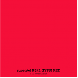 supergel R321 GYPSI RED Feuille 0.61 x 0.50m