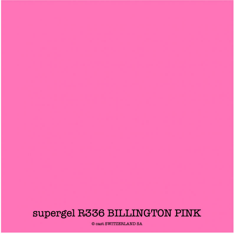 supergel R336 BILLINGTON PINK Bogen 0.61 x 0.50m