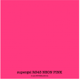 supergel R343 NEON PINK Bogen 0.61 x 0.50m