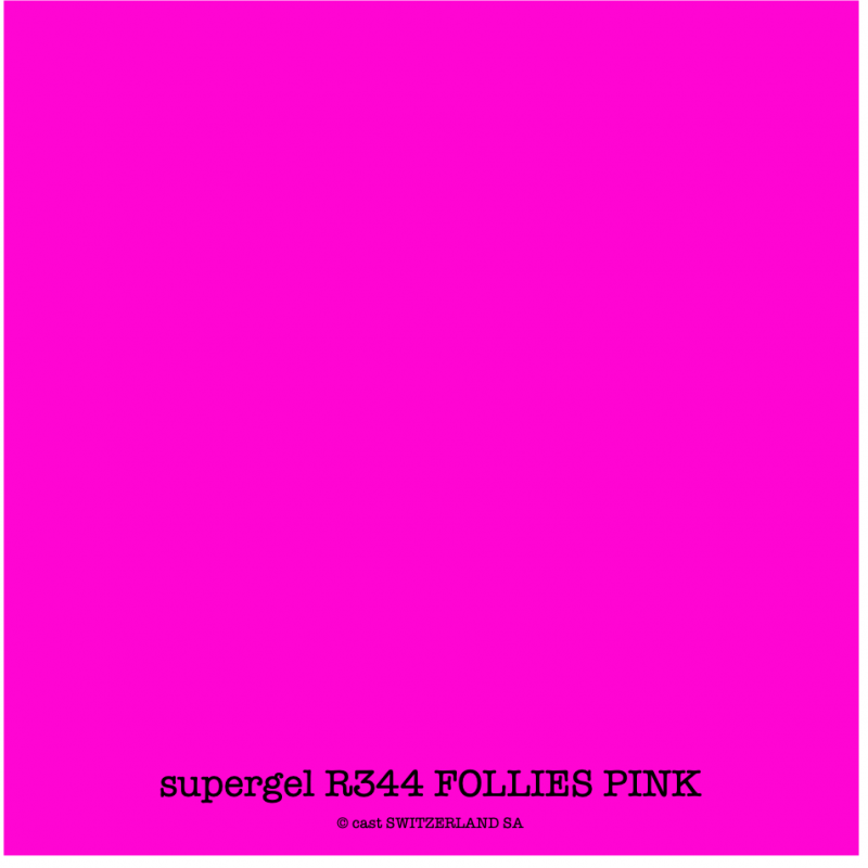 supergel R344 FOLLIES PINK Feuille 0.61 x 0.50m