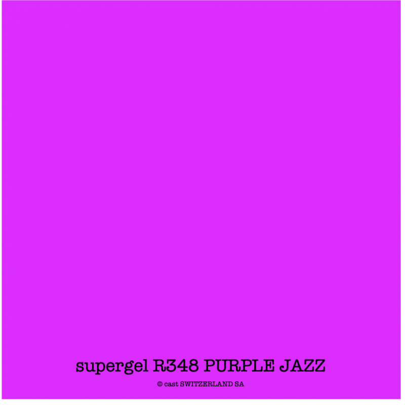supergel R348 PURPLE JAZZ Bogen 0.61 x 0.50m