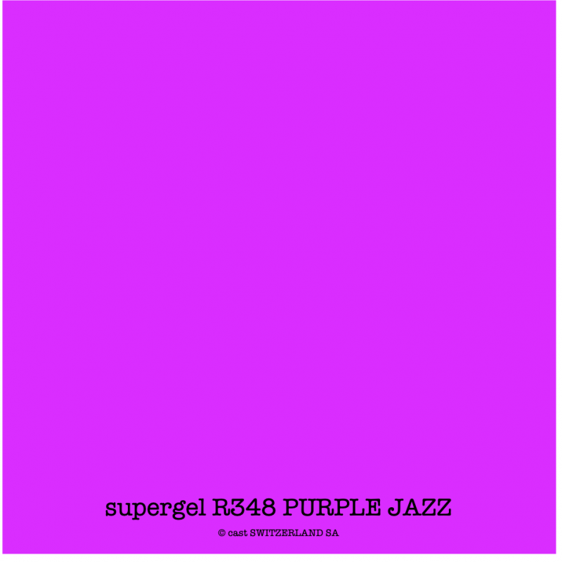 supergel R348 PURPLE JAZZ Feuille 0.61 x 0.50m