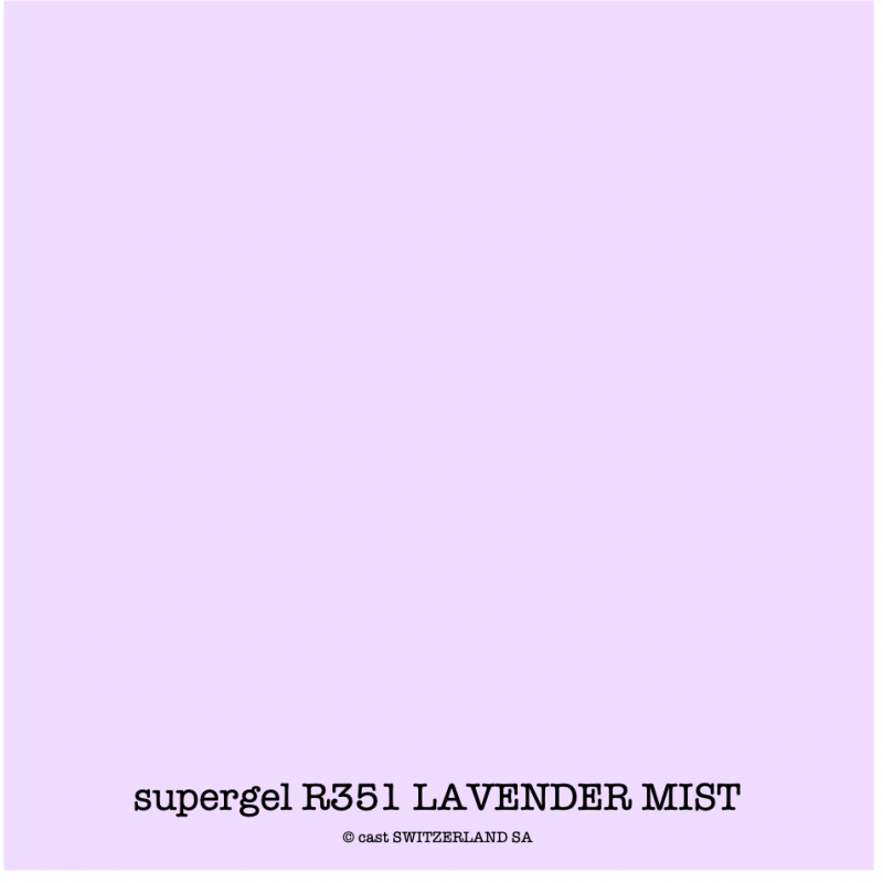 supergel R351 LAVENDER MIST Bogen 0.61 x 0.50m