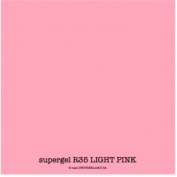 supergel R35 LIGHT PINK Bogen 0.61 x 0.50m