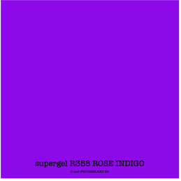 supergel R358 ROSE INDIGO Feuille 0.61 x 0.50m