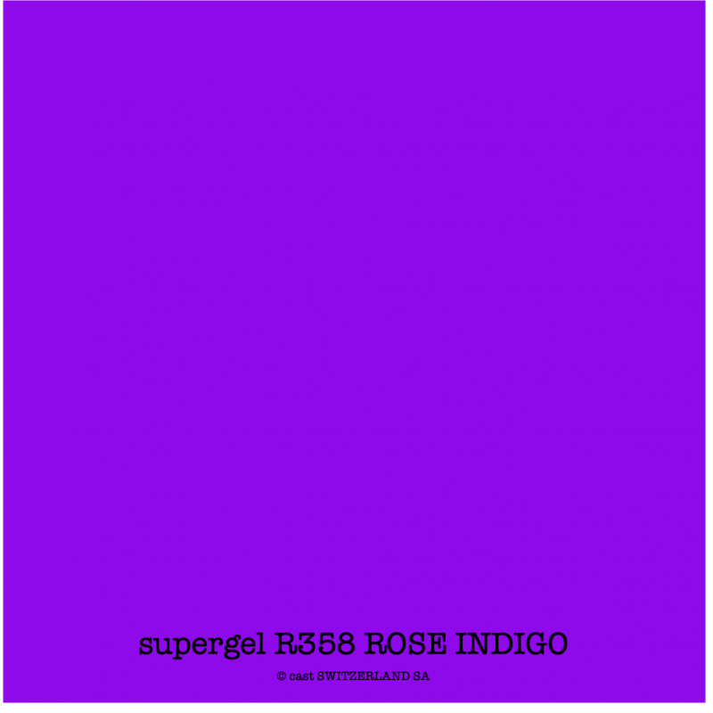 supergel R358 ROSE INDIGO Feuille 0.61 x 0.50m