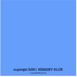 supergel R361 HEMSEY BLUE Feuille 0.61 x 0.50m