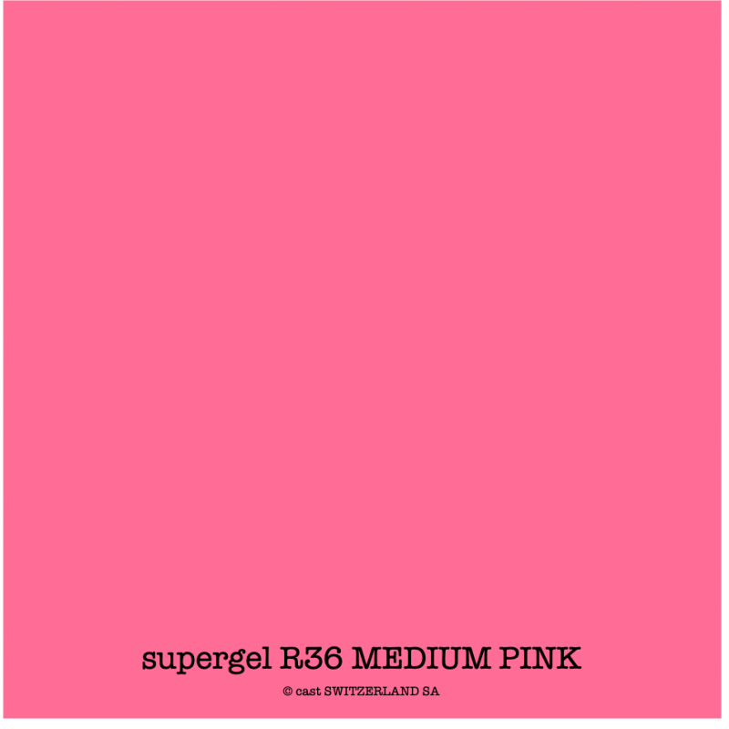 supergel R36 MEDIUM PINK Bogen 0.61 x 0.50m