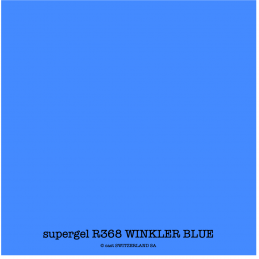supergel R368 WINKLER BLUE Bogen 0.61 x 0.50m