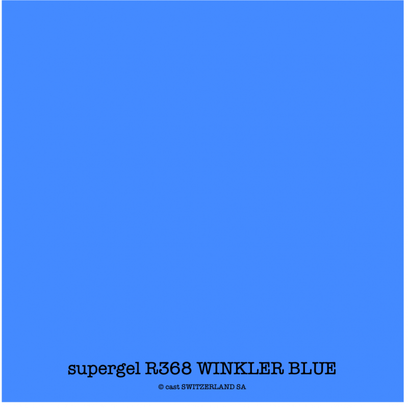 supergel R368 WINKLER BLUE Bogen 0.61 x 0.50m