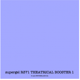 supergel R371 THEATRICAL BOOSTER 1 Feuille 0.61 x 0.50m