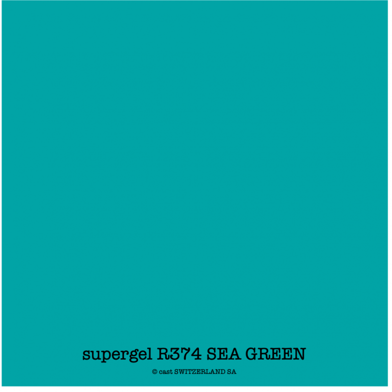 supergel R374 SEA GREEN Bogen 0.61 x 0.50m