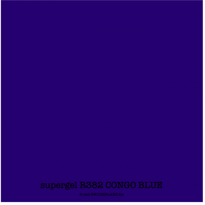 supergel R382 CONGO BLUE Bogen 0.61 x 0.50m