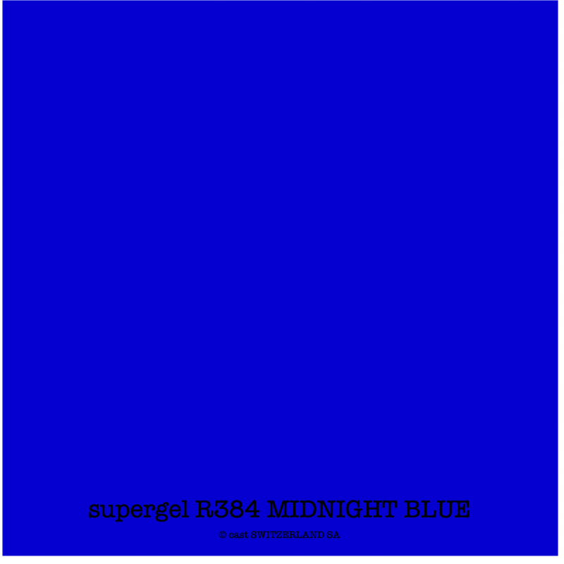 supergel R384 MIDNIGHT BLUE Feuille 0.61 x 0.50m