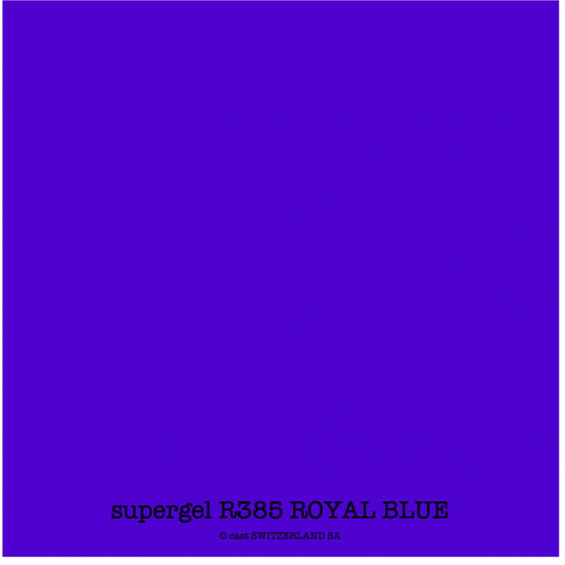 supergel R385 ROYAL BLUE Bogen 0.61 x 0.50m